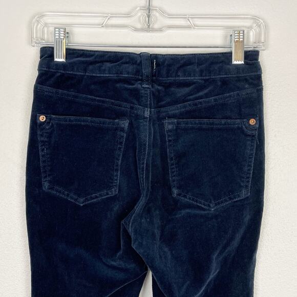 Anthropologie Pilcro Corduroy Jeans Pants Navy High Rise Skinny Button Fly 26 - Picture 6 of 9